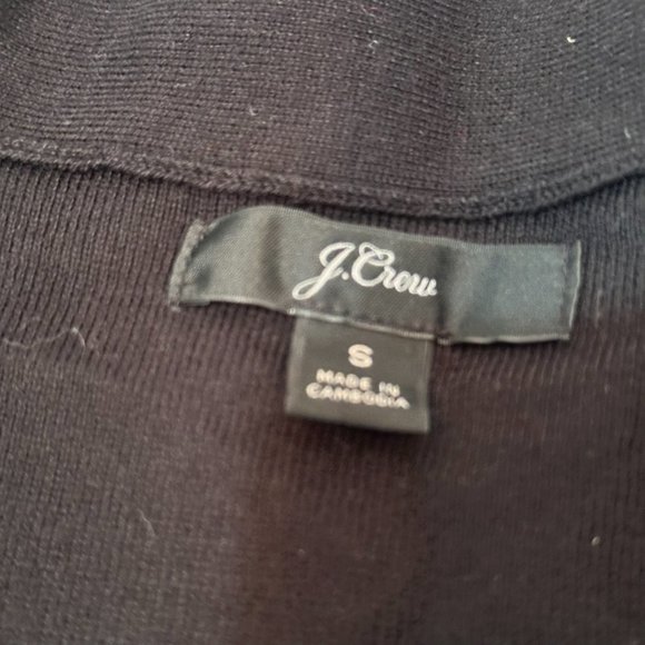 J crew V neck black cardigan SZ S - Picture 3 of 4